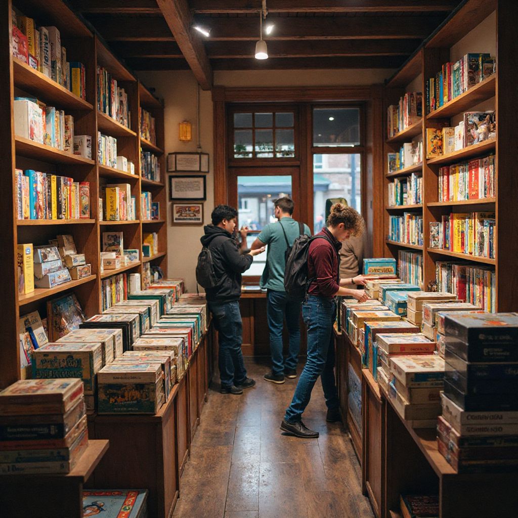 Historical photo of original Le Coin des Jeux store