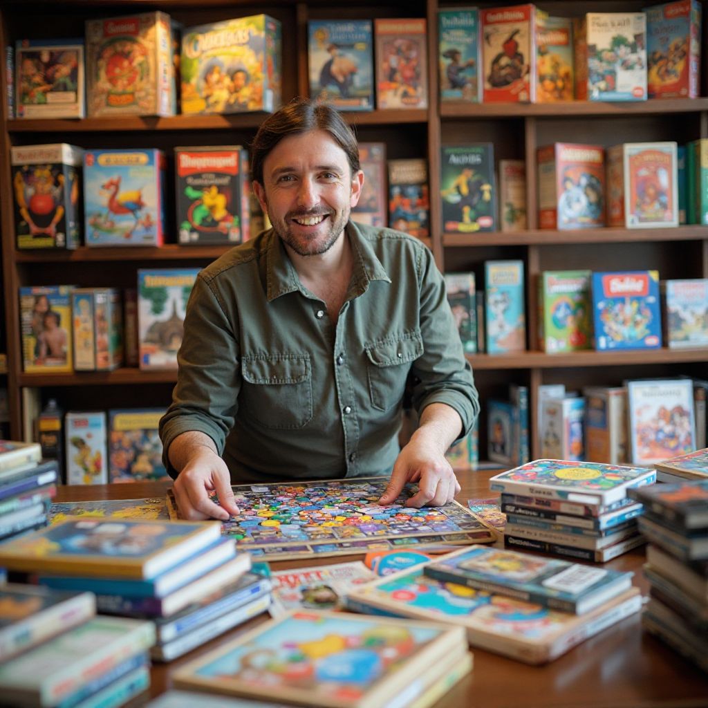 Staff helping customers choose perfect games